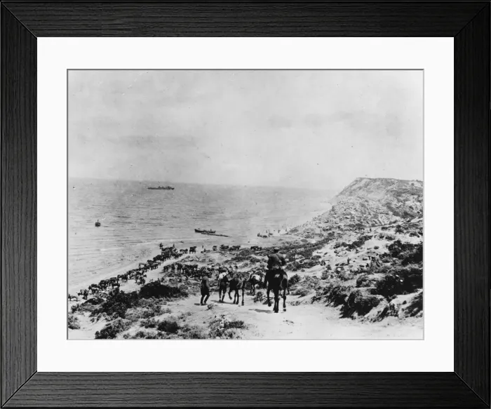 Framed Print : Gallipoli beach WWI Framed Print : Gallipoli beach WWI