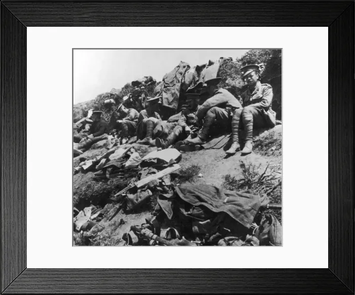 Framed Print : Allied troops WWI Framed Print : Allied troops WWI