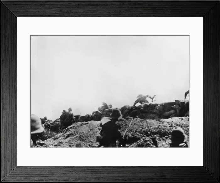 Framed Print : Gallipoli attack WWI Framed Print : Gallipoli attack WWI
