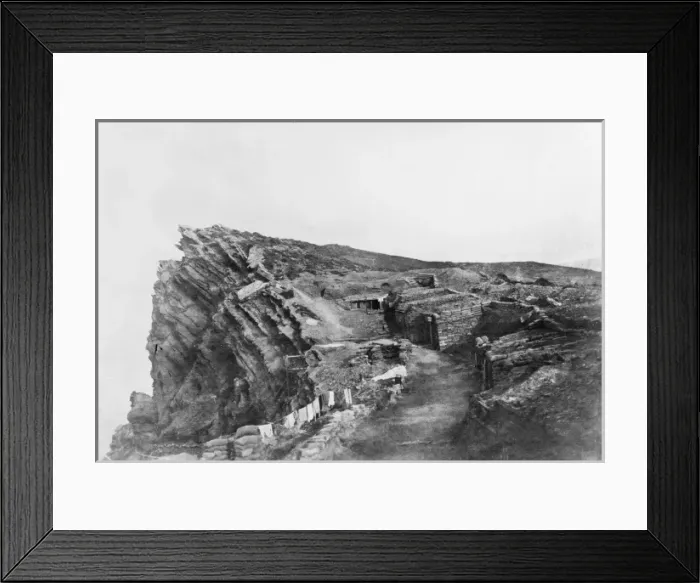 Framed Print : Gallipoli positions WWI Framed Print : Gallipoli positions WWI
