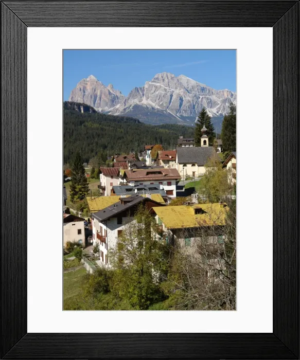 Framed Print : View near San Vito di Cadore, Trento, Italy Framed Print : View near San Vito di Cadore, Trento, Italy