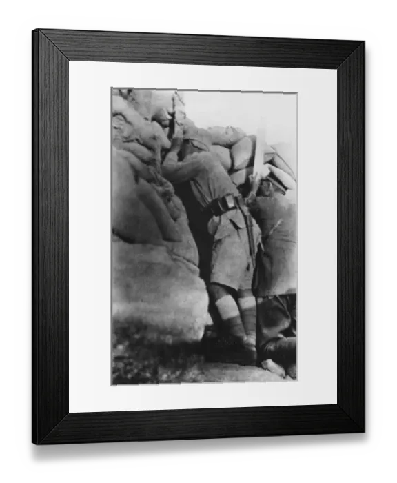 Framed Print : Gallipoli trench WWI Framed Print : Gallipoli trench WWI