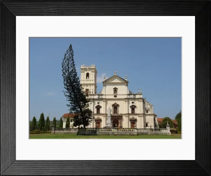 Framed Print : Se Cathedral, Old Goa, India Framed Print : Se Cathedral, Old Goa, India