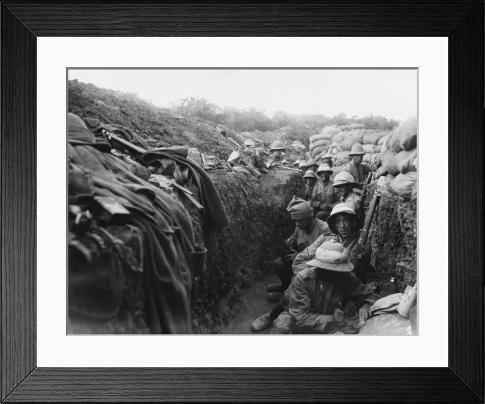 Framed Print : Gallipoli trench WWI Framed Print : Gallipoli trench WWI