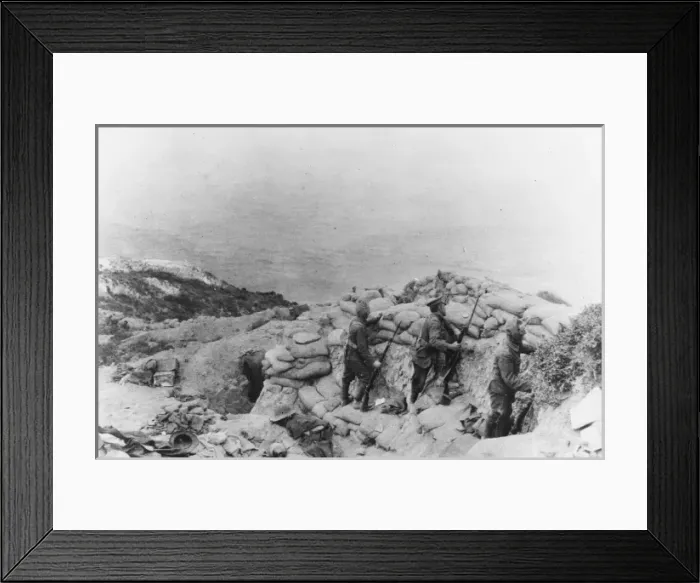 Framed Print : Gallipoli soldiers WWI Framed Print : Gallipoli soldiers WWI