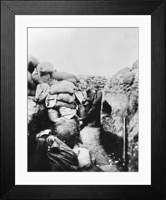 Framed Print : Gallipoli trench WWI Framed Print : Gallipoli trench WWI