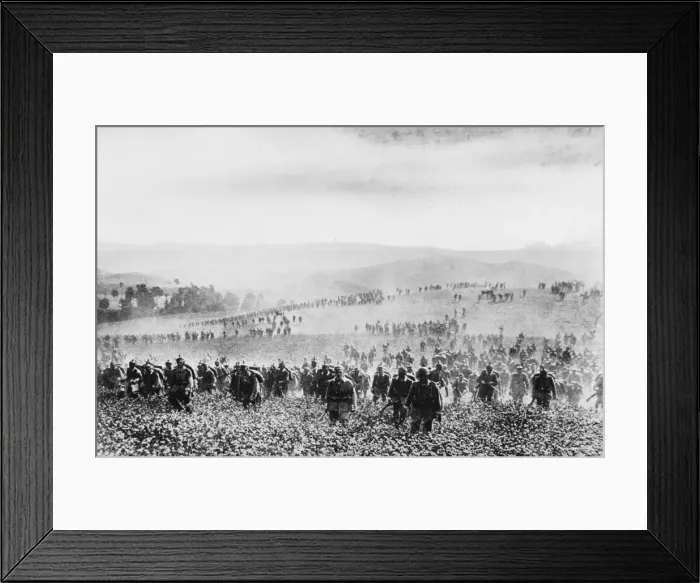 Framed Print : German infantry WWI Framed Print : German infantry WWI