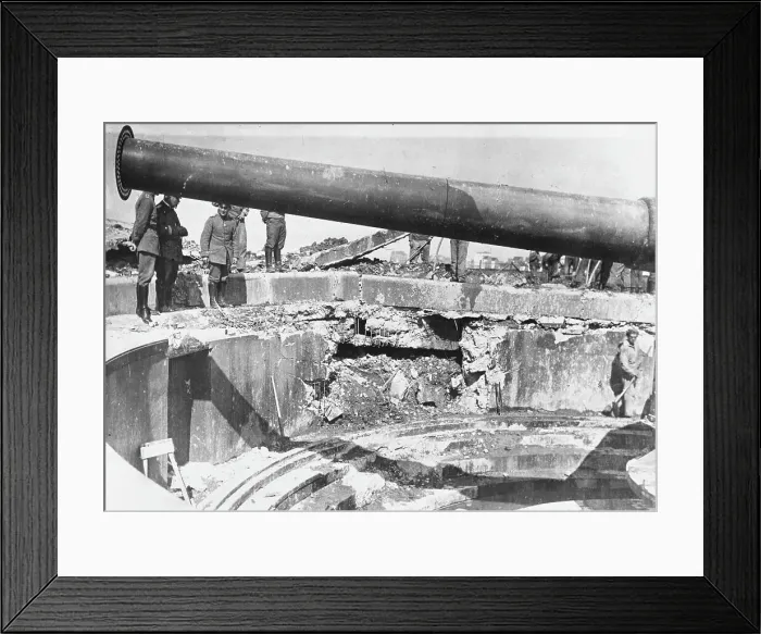 Framed Print : Tirpitz battery WWI Framed Print : Tirpitz battery WWI
