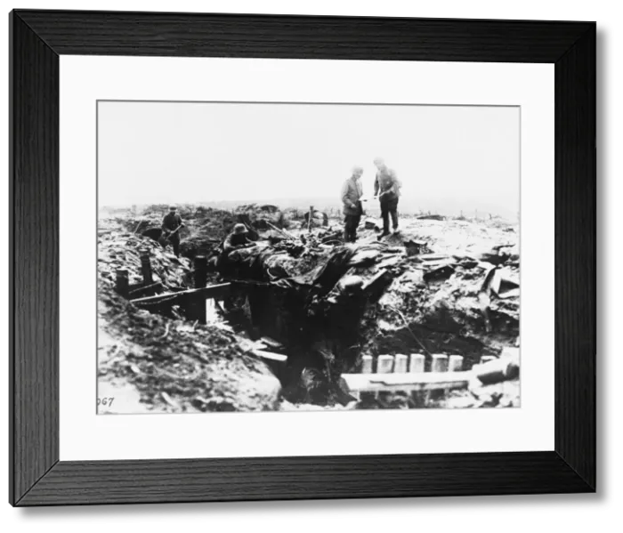 Framed Print : German Offensive in Flanders WWI Framed Print : German Offensive in Flanders WWI