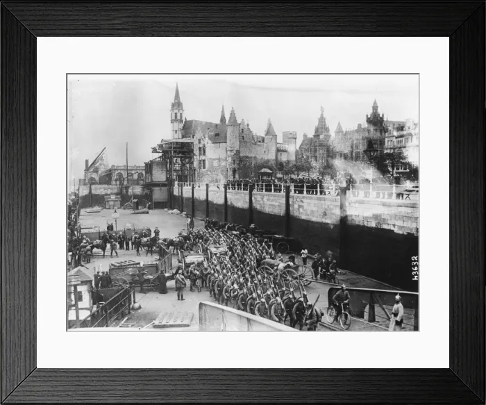 Framed Print : German troops WWI Framed Print : German troops WWI