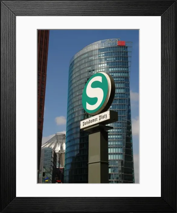 Framed Print : Modern office building, Berlin, Germany Framed Print : Modern office building, Berlin, Germany