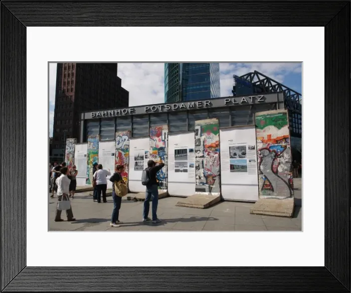 Framed Print : Berlin Wall exhibits, Germany Framed Print : Berlin Wall exhibits, Germany