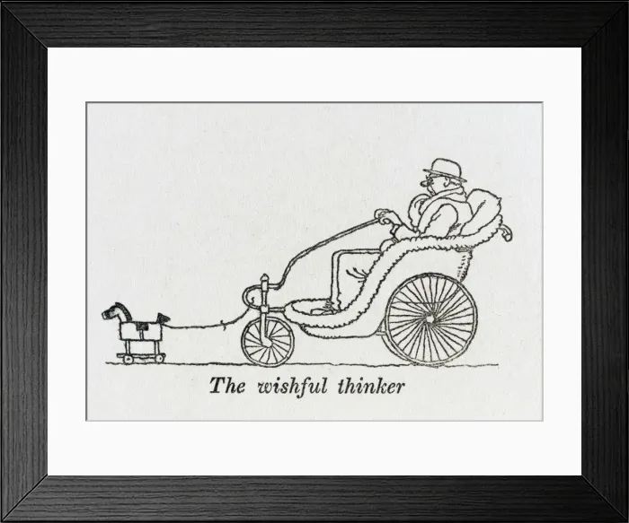 Framed Print : The Wishful Thinker / W H Robinson Framed Print : The Wishful Thinker / W H Robinson