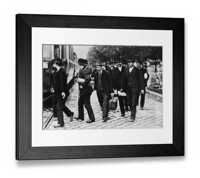 Framed Print : German mobilisation WWI Framed Print : German mobilisation WWI