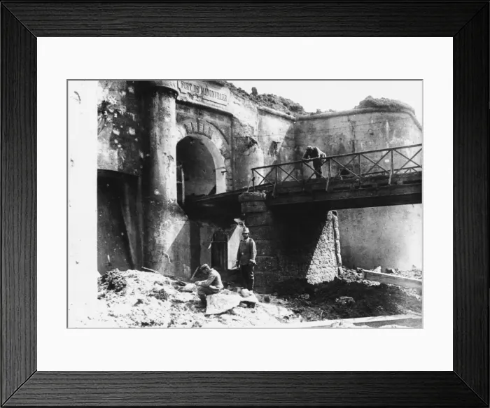 Framed Print : Manonviller fort WWI Framed Print : Manonviller fort WWI