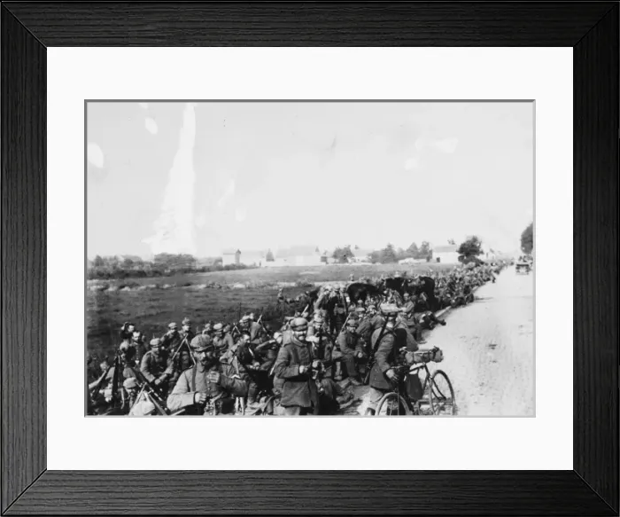Framed Print : German troops WWI Framed Print : German troops WWI