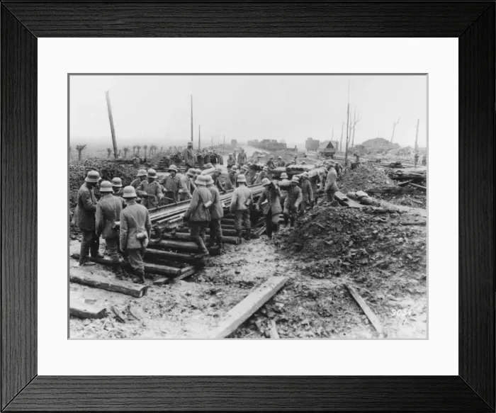 Framed Print : Ypres Salient WWI Framed Print : Ypres Salient WWI
