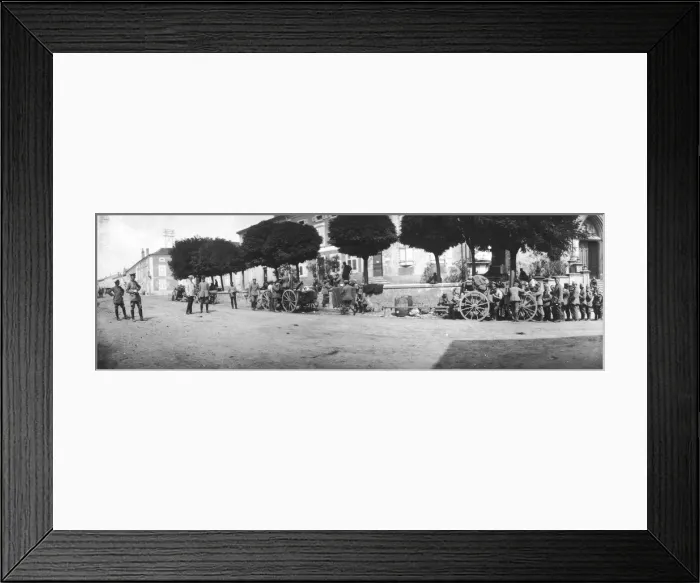 Framed Print : German artillery WWI Framed Print : German artillery WWI