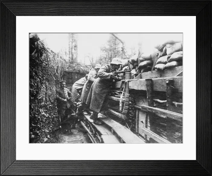 Framed Print : German trenches WWI Framed Print : German trenches WWI