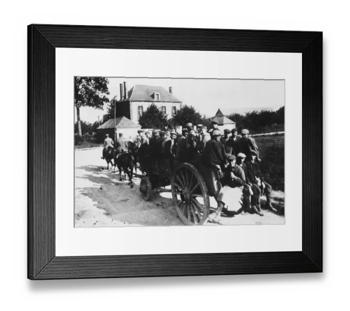 Framed Print : French peasants WWI Framed Print : French peasants WWI