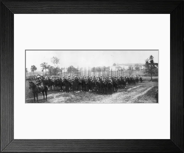 Framed Print : German cavalry WWI Framed Print : German cavalry WWI