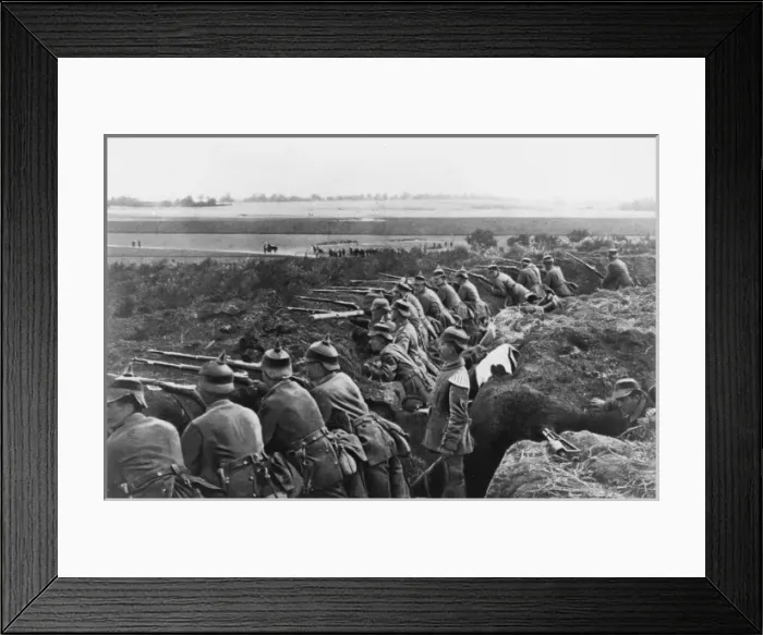 Framed Print : German trenches WWI Framed Print : German trenches WWI