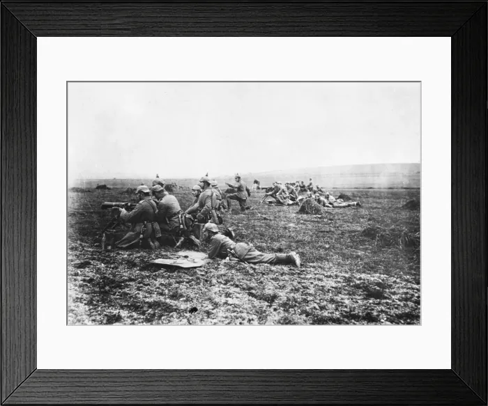 Framed Print : German machine guns WWI Framed Print : German machine guns WWI