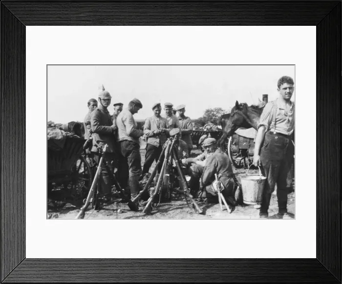 Framed Print : German bivouac WWI Framed Print : German bivouac WWI