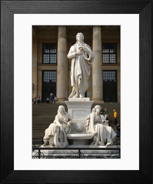 Framed Print : Schiller memorial, Gendarmenmarkt, Berlin Framed Print : Schiller memorial, Gendarmenmarkt, Berlin