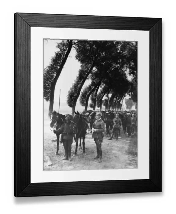 Framed Print : German cavalry WWI Framed Print : German cavalry WWI