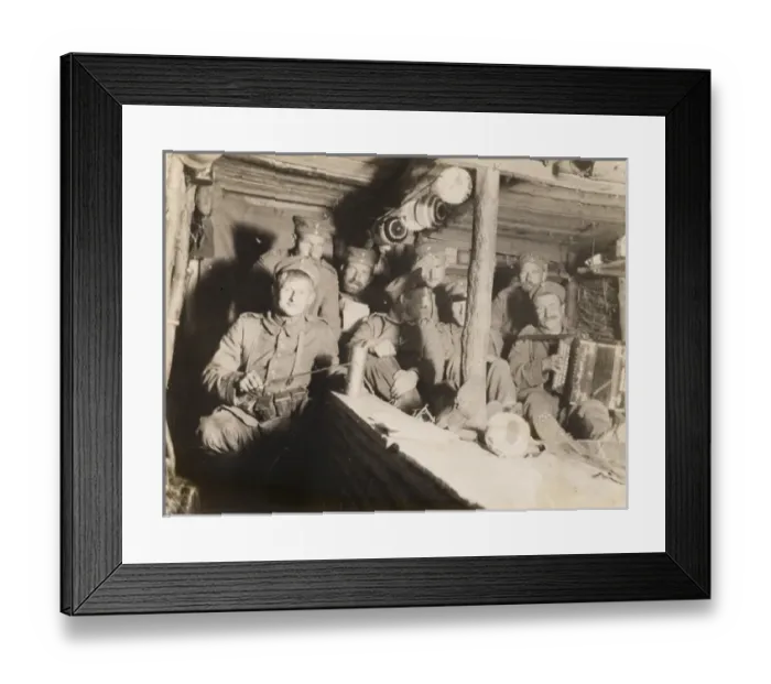 Framed Print : German trenches WWI Framed Print : German trenches WWI