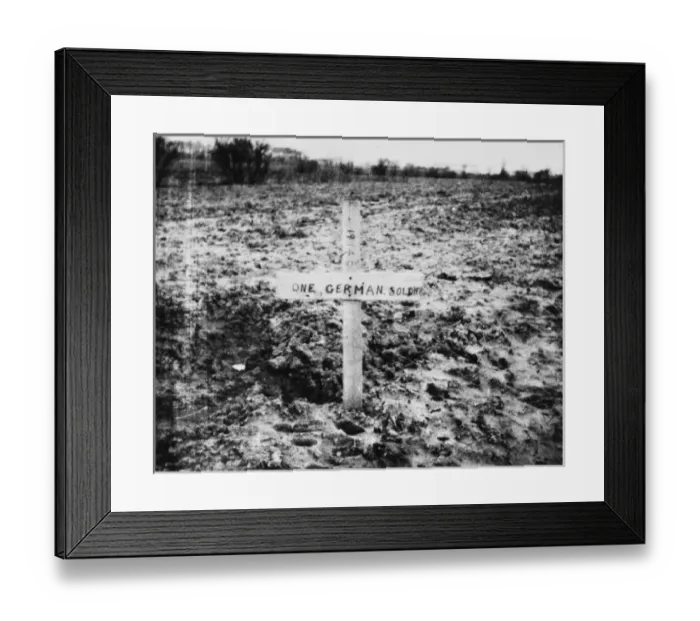 Framed Print : German grave WWI Framed Print : German grave WWI