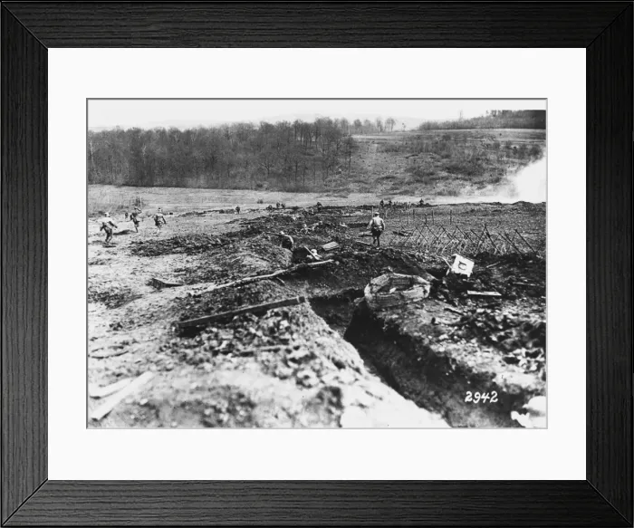 Framed Print : German troop training WWI Framed Print : German troop training WWI