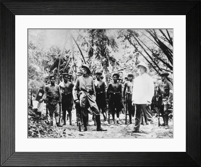 Framed Print : German training in New Guinea WWI Framed Print : German training in New Guinea WWI