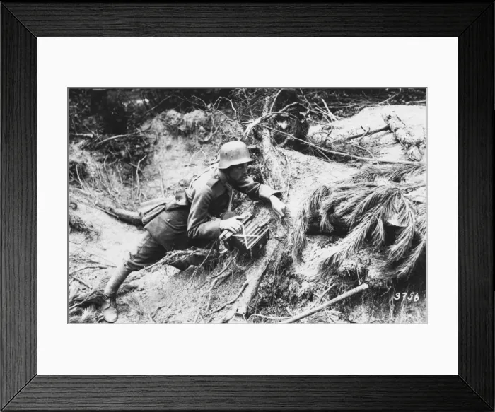 Framed Print : German military photographer WWI Framed Print : German military photographer WWI