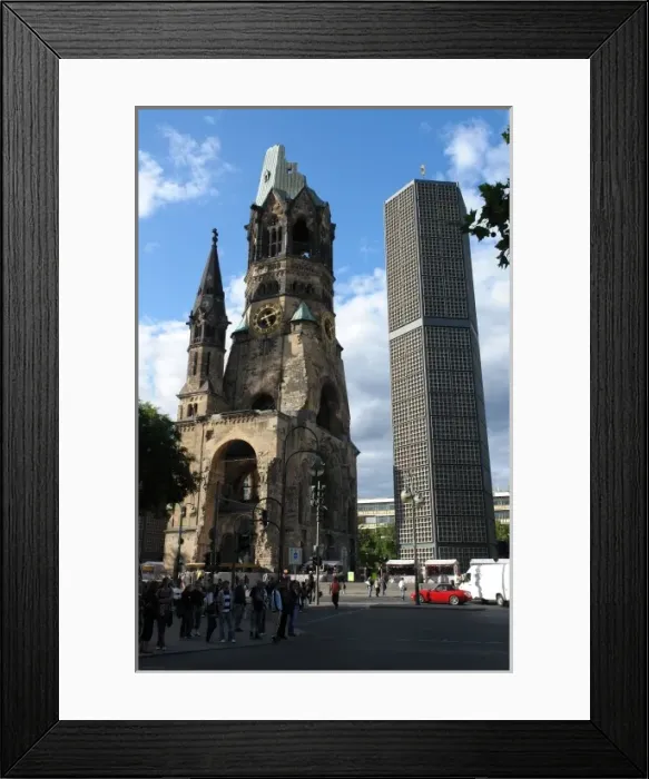 Framed Print : Kaiser Wilhelm Memorial Church, Berlin, Germany Framed Print : Kaiser Wilhelm Memorial Church, Berlin, Germany