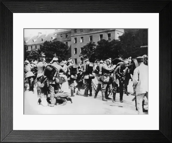 Framed Print : German soldiers WWI Framed Print : German soldiers WWI