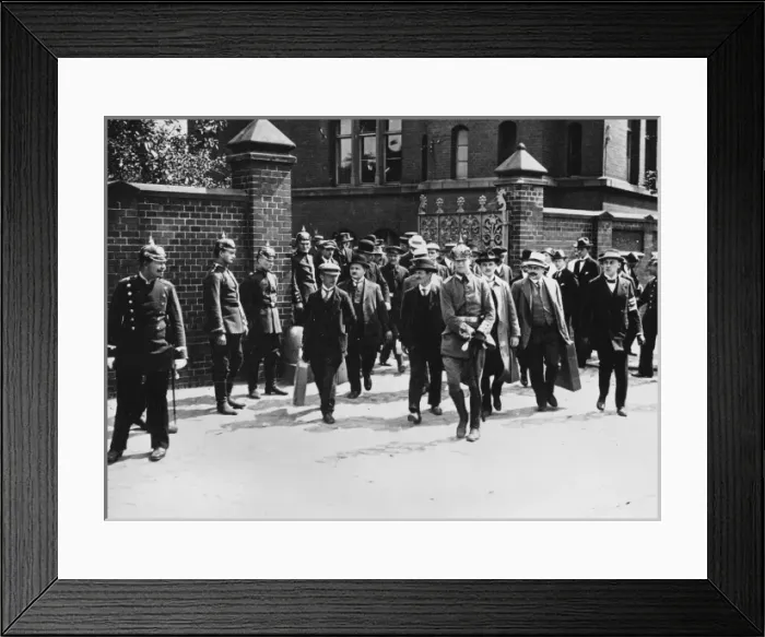 Framed Print : German reserve troops WWI Framed Print : German reserve troops WWI