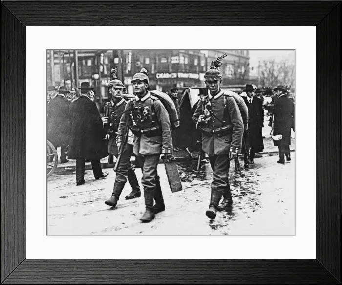 Framed Print : German reserve troops WWI Framed Print : German reserve troops WWI