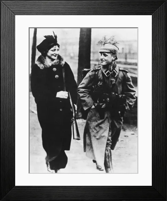 Framed Print : German soldier WWI Framed Print : German soldier WWI