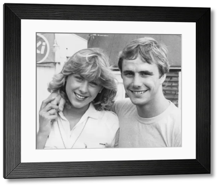 Framed Print : Sharron Davies and Neil Adams Framed Print : Sharron Davies and Neil Adams