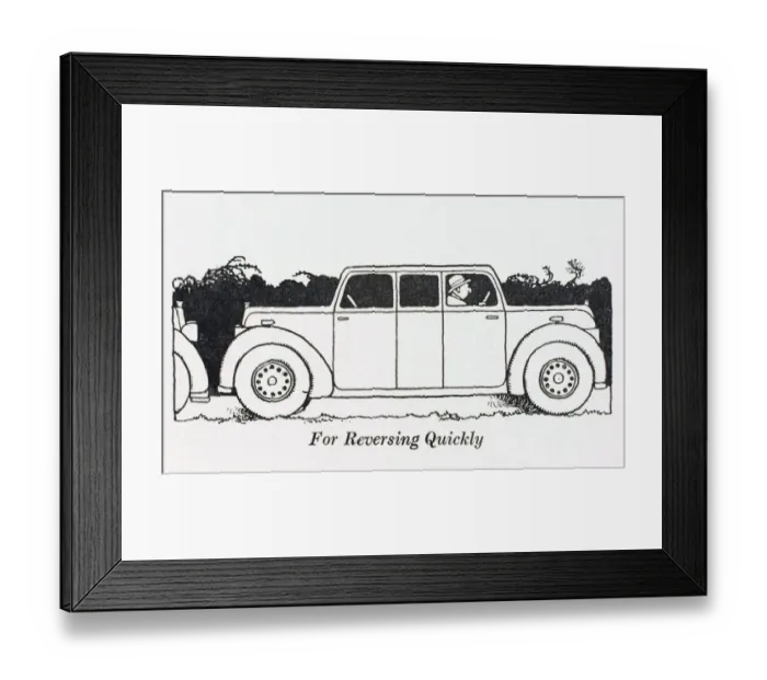 Framed Print : Fast reversing / W H Robinson Framed Print : Fast reversing / W H Robinson