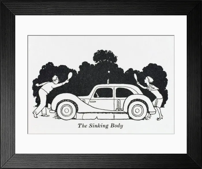 Framed Print : The sinking body / W H Robinson Framed Print : The sinking body / W H Robinson