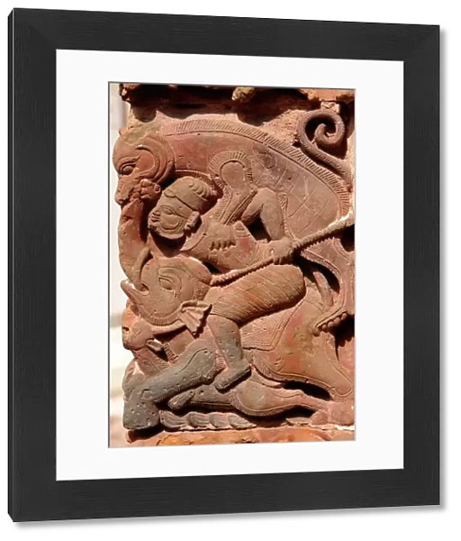Terracotta figures, Lalji Temple, Kalna, West Bengal, India