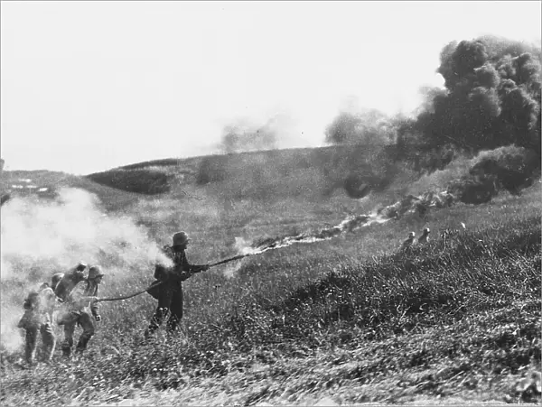 German flamethrower WWI