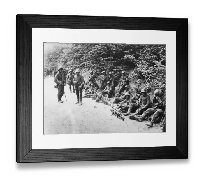 Framed Print : German infantry WWI Framed Print : German infantry WWI