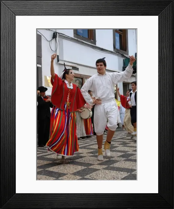 Framed Print : Gaula couple dancing, Funchal, Madeira Framed Print : Gaula couple dancing, Funchal, Madeira