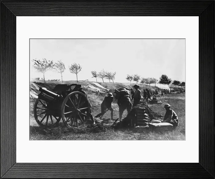 Framed Print : Austrian artillery WWI Framed Print : Austrian artillery WWI