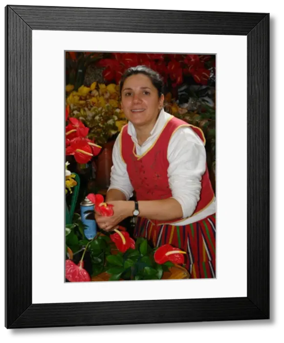 Framed Print : Flower market, Mercado dos Lavradores, Funchal, Madeira Framed Print : Flower market, Mercado dos Lavradores, Funchal, Madeira