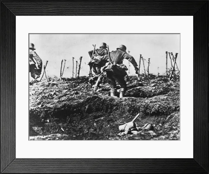 Framed Print : German troops WWI Framed Print : German troops WWI